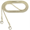 Colorfast取り替えの金の金属の十字ボディ鎖の革紐ISO9001